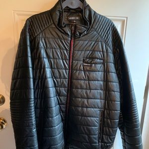 ♥️♥️♥️DONATED…Members only XXL Vegan Leather black jacket